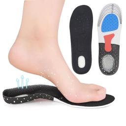 Esporte de silicone palmilhas orthotic arco apoio esporte sapato almofada corrida gel palmilhas das mulheres dos homens ortopético respirável correndo almofada - Image 3