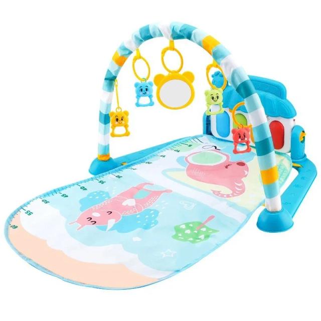 Tapete de Atividade Musical com Teclado de Piano para Bebês 0-36 Meses