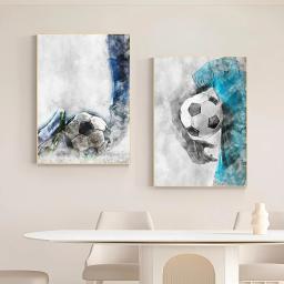 Cartaz de Jogador de Futebol, Boa Qualidade de Impressão, Vintage Quarto, Casa, Bar, Café, Arte Estética, Pintura de Parede, 1Pc - Image 6