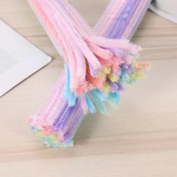 Twister Sticks de cor macaron, Chenille Craft Supplies, Decorações artesanais DIY criativas, arte e artesanato, 100 peças - Image 2
