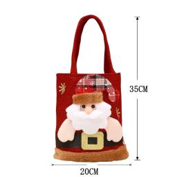 Sacos de presente de Natal para crianças e adultos, sacola de maçã, fofa, interna, decoração, 1 a 10 unidades - Image 6