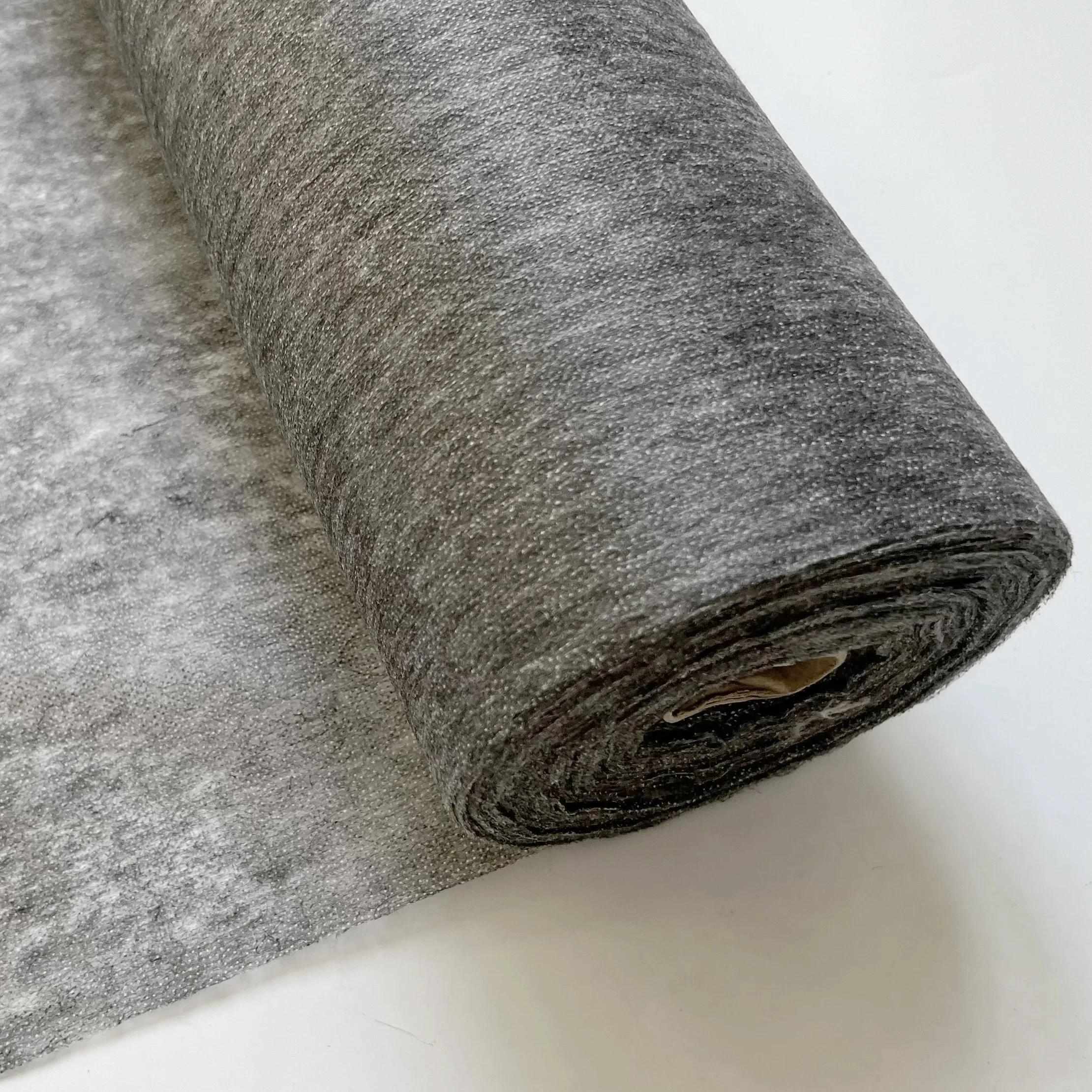 Interlinings e forros de tecido não tecido, Patchwork adesivo de face única, Ferro de costura, Branco, Preto, 500x100cm, 30g - Image 1