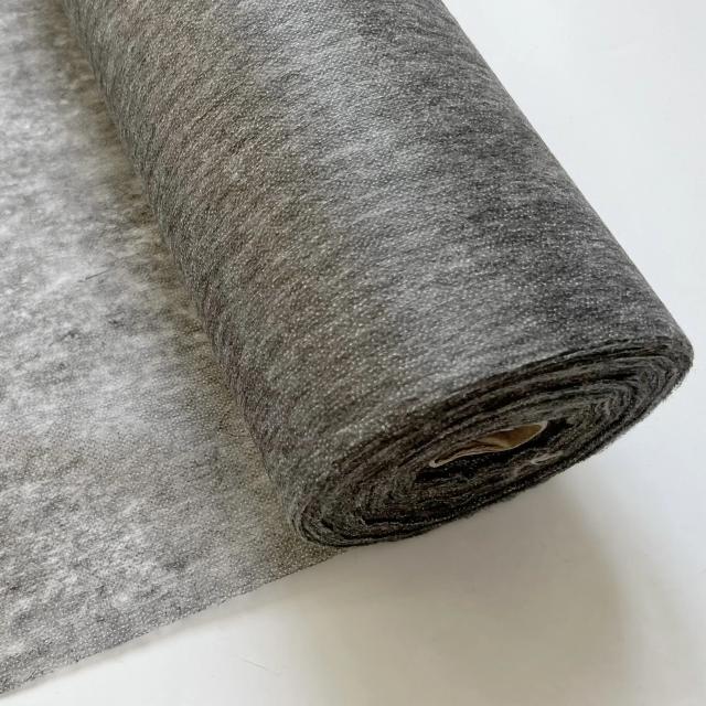 Interlinings e forros de tecido não tecido - Patchwork adesivo de face única para costura - Branco e Preto - 500x100cm - 30g