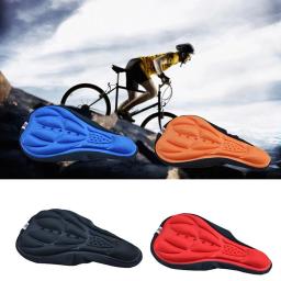 Bicicleta Silicone 3D Gel Saddle Pad, Bicicleta Seat Cover, Almofada Acolchoada Macia, Conforto EVA, Anti Fricção, Parte De Ciclismo - Image 2