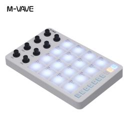 M-VAVE Pad lançamento portátil, SMC-PAD Interface, pequeno controlador MIDI sem fio, teclado percussão adequado - Image 4