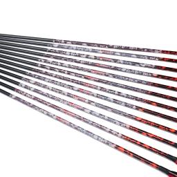 Linkboy tiro com arco 6/12 peças eixos de seta de carbono 32 "espino 500 alumínio inster arco composto caça estilingue tiro com arco - Image 2