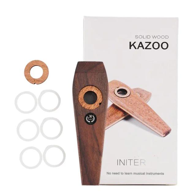 Flauta de Madeira e Kazoo: Instrumentos Musicais Para Crianças, Amantes e Iniciantes - Acompanhamento Perfeito Para Festas e Aniversários