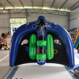 Tubo inflável do barco para o verão, esporte aquático, peixe voador Manta Ray, rebocável - Image 3