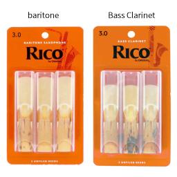 D'addario RICO Orange Box Reeds Eb Alto Barítono Bb Soprano Tenor Barione Saxphone Clarinete Baixo Clássico, EUA Original - Image 2