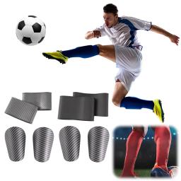 Mini Caneleiras de Futebol com Correias Fixas Protetor de Canela, Escudos de Futebol para Adultos 1 Par - Image 3
