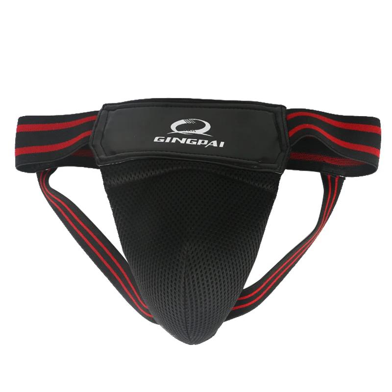 Taekwondo Training Crotch Protector, Kick Boxing Guard, Protetor para Adulto Masculino MMA Jockstrap, Sanda e Virilha, Vermelho e Preto - Image 1