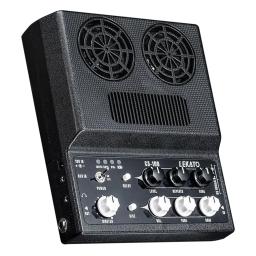 LEKATO-CA-100 Mini amplificador de guitarra elétrica, Combo para prática de desktop com distorção Delay, Aux in e fone de ouvido, 20W - Image 2