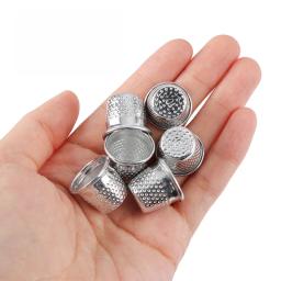 10/1 pçs mini dedal de costura metal protetor de dedo agulha de costura dedal para diy mão ponto cruz bordado ferramentas dedal - Image 5