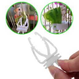 Pequeno Pet Bird Food Holder, Papagaio Frutas Legumes Clip, Choco Osso Alimentador Dispositivo, Bird Cage Acessórios, Bonito - Image 1