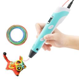Caneta de impressão 3D com tela LCD para crianças, Filamento PLA, Impressora 3D, Presente de aniversário criativo, Design de Natal - Image 6