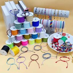 Nylon Beading String para Fazer Jóias, Macramé Thread, Pulseira Trançada, Chinês Knot Cord, DIY Craft, 45m por Rolo, 0.8mm - Image 5