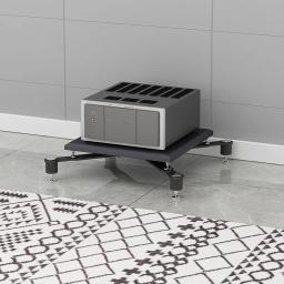 Armação de aço Amortecedor Sound Cabinet, Sound Rack, Amplificador de Potência, Amplificador de Potência, KTV Home Theater Stand, HIFI - Image 3