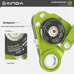Xinda-Descendente de escalada ao ar livre, pára-quedas, Segurança, Rapelling Belay Device, Trabalhando em altura - Image 6