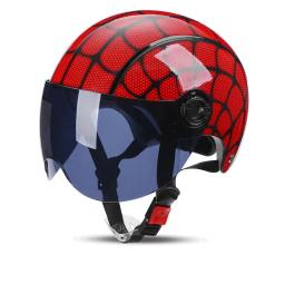 Capacete infantil para motociclismo, capacete de verão para meninos e meninas, capacete de ciclismo para esportes ao ar livre, quatro estações, tamanho ajustável 48-55cm - Image 1