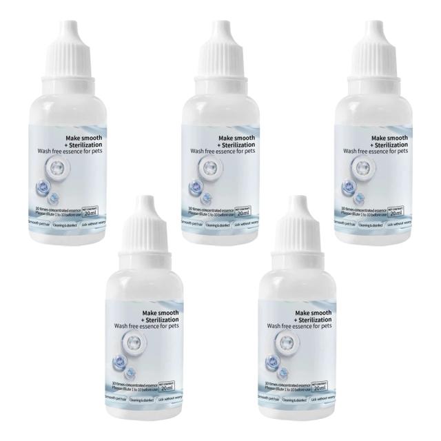Escova de Vapor para Limpeza e Grooming de Animais com Essência para Pelos de Gato e Cão - Conjunto de 10 a 3 Peças