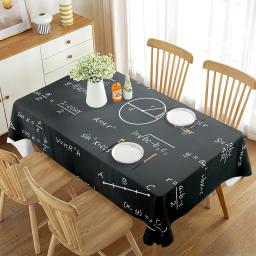Fórmula Matemática Toalha De Mesa Retangular, Equação Matemática, Resolvendo Toalha De Mesa, Decorações para Casa, Cozinha, Sala De Jantar - Image 6