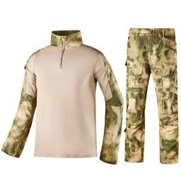 Uniformes táticos multicamadas do exército, camuflagem, camisa de caminhada, calças cargo, homens, conjuntos ao ar livre, equipamentos de caça, resistente ao desgaste - Image 3