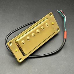 Mini Humbucker guitarra elétrica Pickup Coil, Pickup de divisão para guitarra LP, o pescoço e a ponte são universais, 68x29mm, 6 furos - Image 5