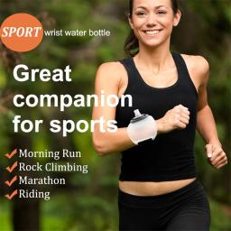 Garrafa de água portátil para corrida, ajustável, pequena garrafa esportiva, para esportes ao ar livre, ciclismo, maratona - Image 2
