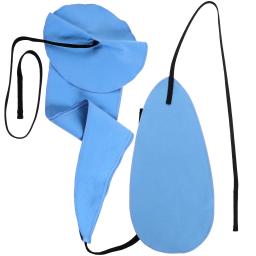 2 pçs tira de limpeza interna 2 pces (azul escuro) pano saxofone tenor clarinete cotonete para alto manutenção algodão - Image 1