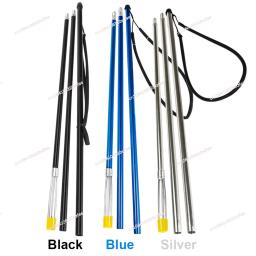 Lanyard-falante pesca invertida, liga de alumínio acessórios, seção 3, com 5 hastes farpadas - Image 1