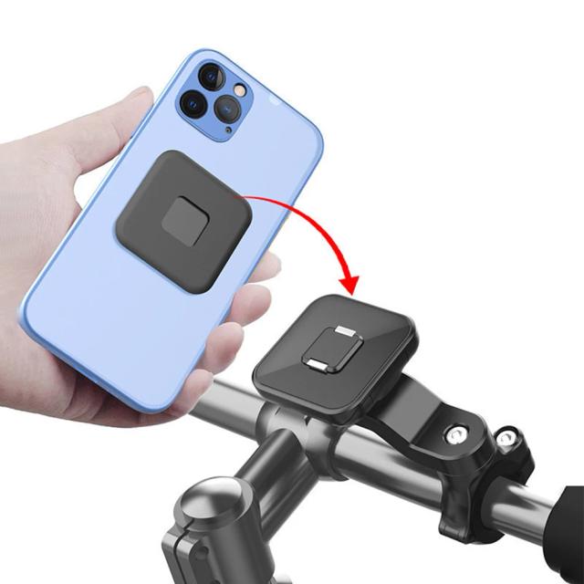 Suporte Magnético para Telefone de Bicicleta com Rotação de 360 Graus e Alta Fixação