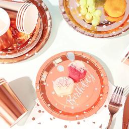 Rose Gold Conjunto De Louça Descartável Para Festa De Aniversário, Placas De Papel, Copos, Guardanapos, Banner para Meninas, Decorações De Festa Das Mulheres, Favor - Image 3