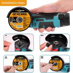 5-50pc 75mm disco de corte de resina moagem roda de metal lâmina cortada para moedor de ângulo metal & corte inoxidável - Image 3