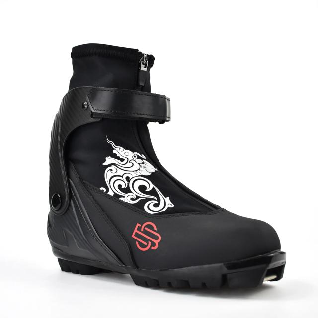 Bota de Esqui Alpina Clássica Couro Premium Conforto e Controle
