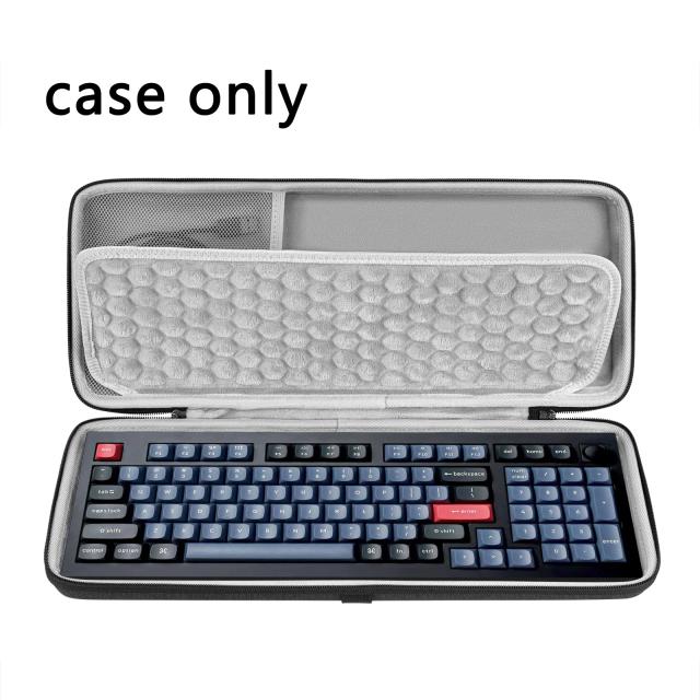Teclado Portátil Geekria com 100 Chaves e Bolsa de Transporte, Compatível com Alma F99 e Keychron V5/Q5/K4
