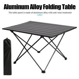 Mesa de acampamento ultraleve de alumínio ao ar livre mesa dobrável mesas de café protable mesas de jardim churrasco mesa de piquenique legal equipamento de acampamento - Image 1