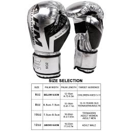 Luvas de Boxe de Couro PU profissional para adultos e crianças, Esponja Muay Thai Sanda, Luvas de Luta Sanda Respirável, Suprimentos Esportivos - Image 6