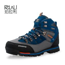 Tênis masculinos de escalada de montanha ao ar livre, botas de neve, qualidade superior, moda casual, tamanho grande 47, 2024 - Image 1
