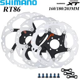 Shimano xt SM-RT86 disco de freio rotor tecnologia gelo disco freio 6 parafusos rt86 160mm 180mm 203mm para mtb acessórios da bicicleta disco rotor - Image 1