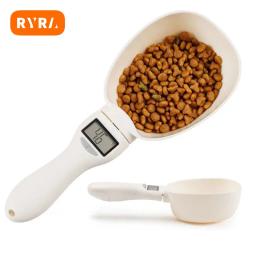 Tigela de alimentação digital para produtos para animais, colher medidora, alta qualidade, balança eletrônica para cão e gato, G, ml, xícara, oz, 800g, 0.1g - Image 1
