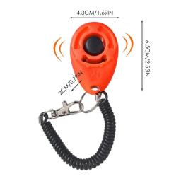 Clicker com alça de pulso para treinamento Pet, Ferramentas de treinamento do cão, Pet Corrector, Comportamento Aids, Cat Training - Image 6