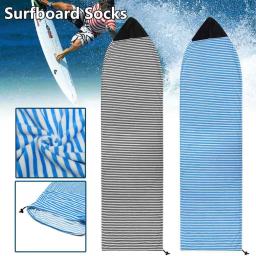 Lightweight Stretch Surfboard Sock Cover Saco protetor de paddleboard Capa dobrável de proteção para esqui Acessórios de surf - Image 4