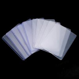 Porta-Cartão Transparente com Película Protetora, Capa do Álbum, Foto e Jogo de Esportes, Idol Organizer, Photo Holder, 1-50 PCs, 3x4 em - Image 2
