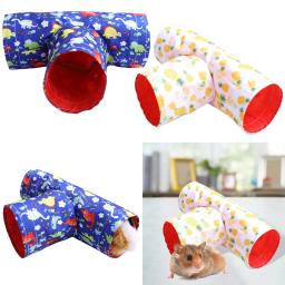 Tubo de túnel para pequenos animais, gaiola para hamster, rato, coelho, cobaia, cama de brinquedo, hamster - Image 3