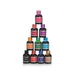 1 pc 30ml colorido 30ml caneta fonte recarga tintas líquidas papelaria escola 10 cores qualidade não é ferido - Image 5