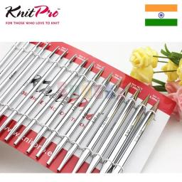 KnitPro-Conjunto de agulhas de tricô circular intercambiáveis, Nova Metal, Deluxe, leve, durável e confortável para tricotar. - Image 2