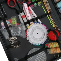 Kits de costura portáteis DIY, multifunções, conjunto de caixas para acolchoamento manual, fio de agulha, bordado de costura, acessórios de costura - Image 5
