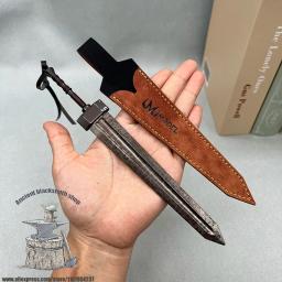 22cm metal grande espada er jogo periférico estilo medieval 1:6 arma réplica em miniatura equipamento de boneca ornamento para casa artesanato brinquedo menino dropshipping atacado venda quente presentes nova chegada p - Image 3