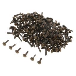 Assorted Metal Papel Fixadores, Artesanato Infantil e Scrapbooking, Pacote de 200 - Image 1