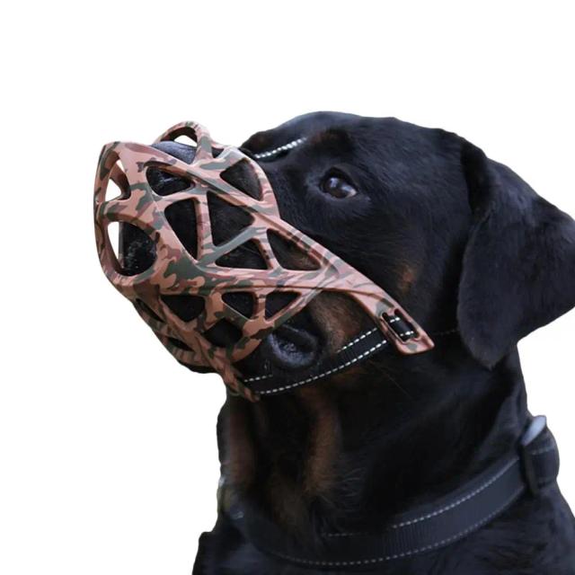Focinho ajustável anti-mordida para cães robustos e mastigadores ativos
